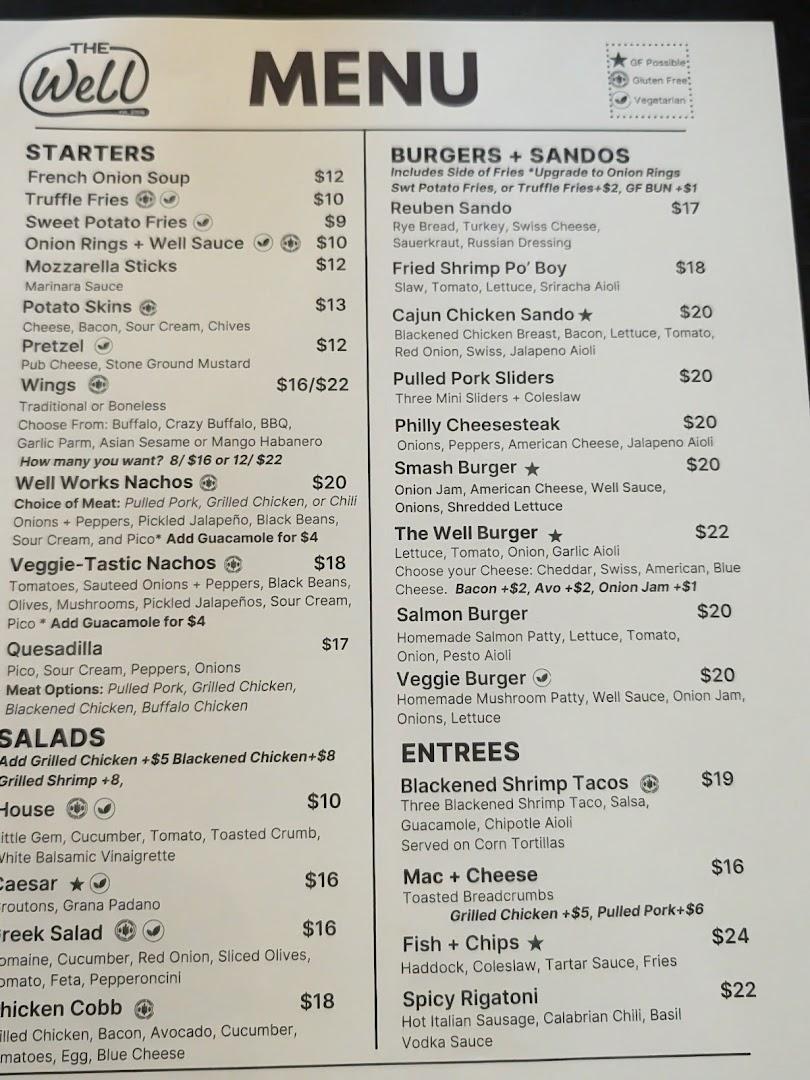 The Well Restaurant + Bar